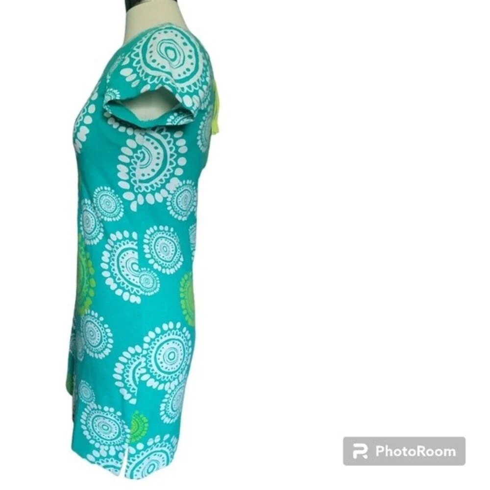 HATLEY GREEN MANDALLA SHORT SLEEVE DRESS - S